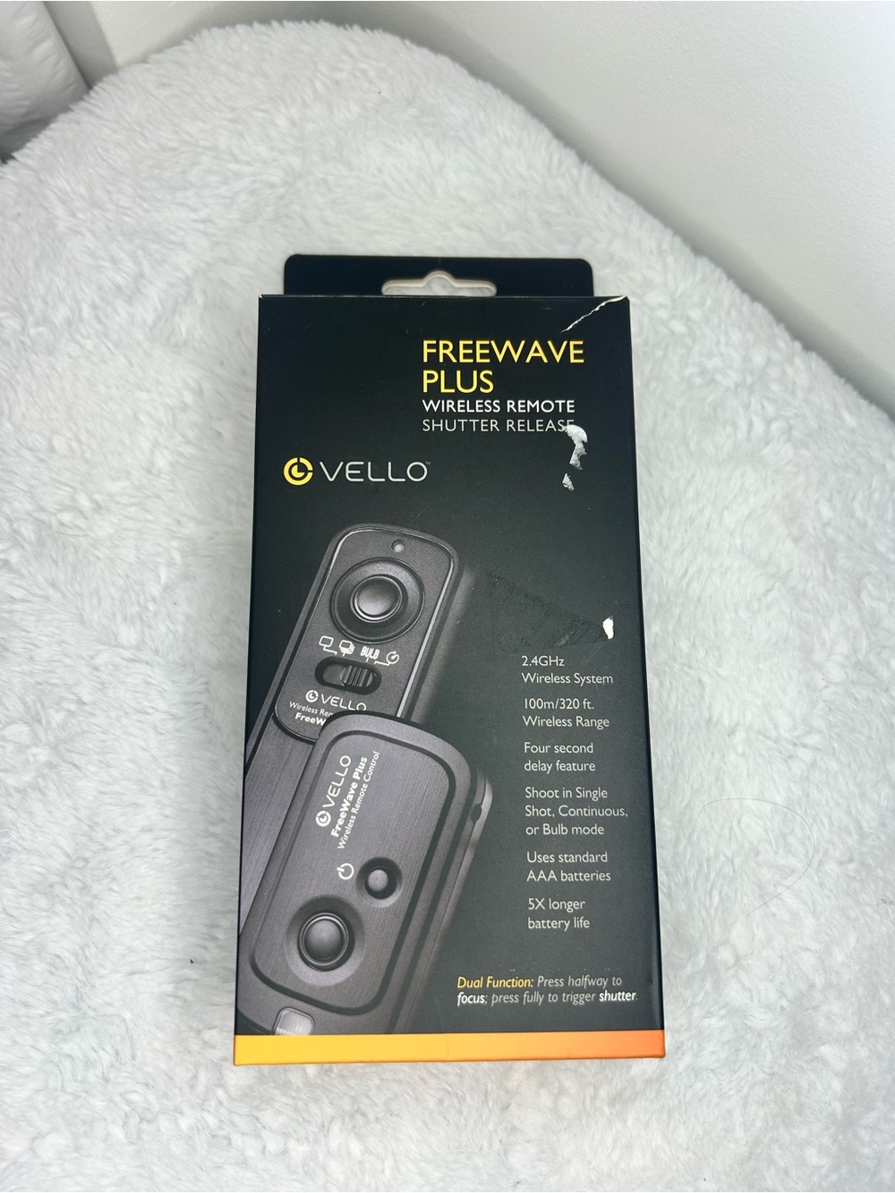 FreeWave Plus Wireless Shutter Remote - Black